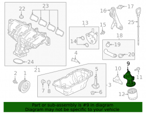 Oil filter housing Mazda 6 13-21