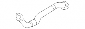 Front exhaust pipe Lexus RX450h 16-22