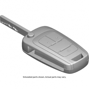 GMC Terrain 10-17 Key Without Electric Tailgate