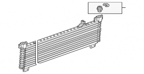 Cadillac ATS 13-15 Transmission Cooling Radiator