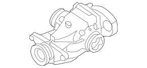 Rear differential gear BMW 4 F32/33/36 14-20 AWD, 430iX
