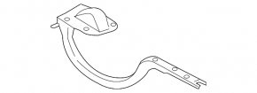 Trunk lid hinge left BMW 5 F10 11-16