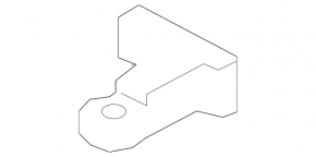 Door hinge upper front right Audi Q7 16-