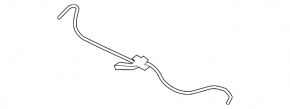 BMW 5 F10 11-16 hood release handle with cable