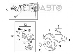 Vacuum booster Hyundai Elantra AD 17-20 2.0