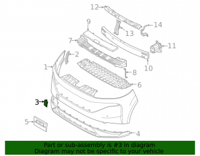 Nissan Murano z53 25-26 front bumper tow hook cap