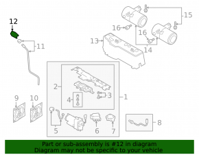 Audi E-Tron 19-23 air suspension compressor muffler