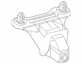 Toyota Rav4 20-25 rear view camera on the tailgate glass