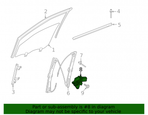 Front left window lift motor for Mercedes S-class W221