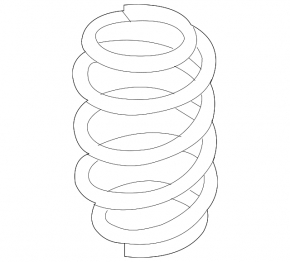 Front left spring Mazda3 2.3 03-09