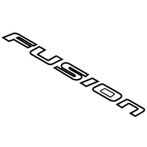 Ford Fusion mk5 13-18 trunk lid FUSION emblem