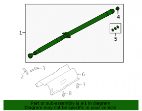 Land Rover Range Rover Evoque 19-24 rear driveshaft