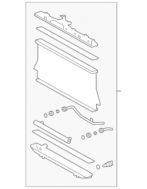 Radiator cooling water Toyota Highlander 08-10 3.5 KOYORAD