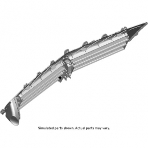 Louvers radiator deflector central Cadillac ATS 13-14 dorest