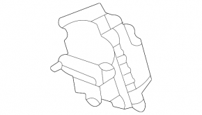 Actuator motor drive heater ventilation Nissan Murano 25-26