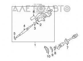 Lexus ES350 07-10 Steering Column