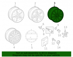Wheel disk R19 8.5J ET:43 Audi A6 C7 12-18 type 3