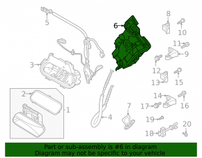 Rear left door lock Volkswagen ID.4 21-23
