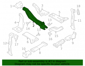 Audi E-Tron 19-23 center console air duct