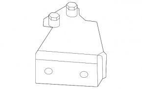 Front bumper bracket right Mini Cooper 25-26