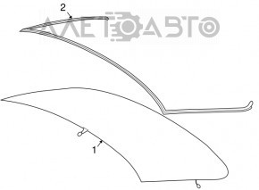 Rear window BMW 335i e92 07-13