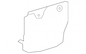 Arch protection side right Lexus ES250 ES300h ES350 19-