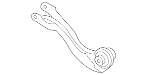 Upper rear left arm Infiniti QX30 17-