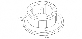 Heater Fan Motor VW Golf 15-21
