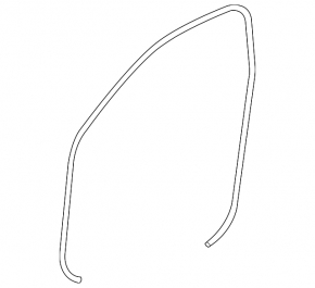 Door seal front left Lexus IS250 IS300 IS350 06-13