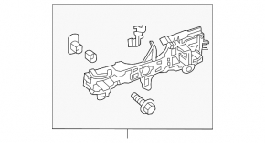 Front right door handle mechanism Toyota Camry v70 18-24 keyless