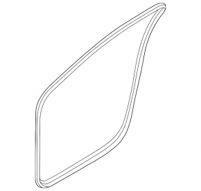 Front left door seal for Nissan Ariya 23-25