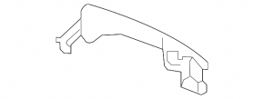 Infiniti QX30 17-19 Keyless Outer Front Left Door Handle