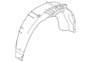 Rear left fender liner Hyundai Santa Fe 21-23 hybrid