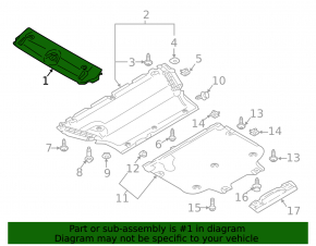 Audi A4 B9 17-19 TV Cover