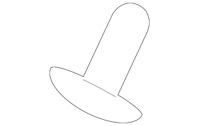 Driver's visor mounting hook Honda Accord 23- gray