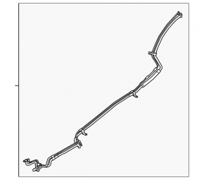Air conditioning pipe 3rd row Kia Sorento 14-15 2.4, 3.3