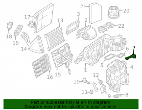 Mercedes A-Class V177 19-22 heater temperature sensor