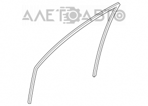 Front right glass seal for Mazda CX-7 06-09