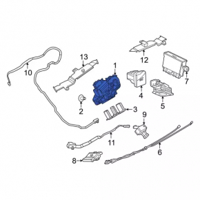 Ford Edge 15 Tailgate Lock - Non-Electric