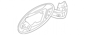 Nissan Murano z52 15-24 Fuel Filler Door