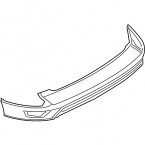 Rear bumper bare Ford Escape MK3 17-19 rest, structure