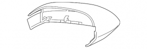 Lincoln Corsair 20-26 Left Side Mirror Cover for Turn Signal