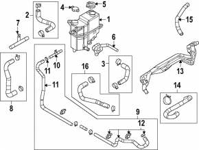 Mazda CX-90 24-26 PHEV Coolant Expansion Tank
