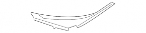 Left windshield wiper seal Chevrolet Volt 16-