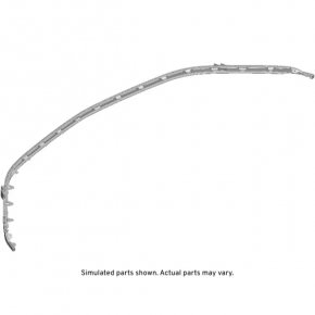 Lip extension front bumper Chevrolet Trax 17-22
