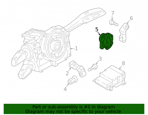 Airbag sensor door left Audi Q7 16-