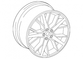 Wheel disk R22 x 10J ET21 Audi Q8 19-23 CX2 style