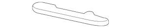 Front bumper mount left wing BMW 3 G20 19- upper part