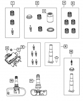Tire Pressure Monitor-Module Dodge Charger 15-20 rest