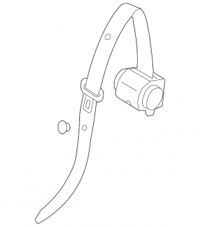Seat belt rear center Audi Q5 80A 18-24